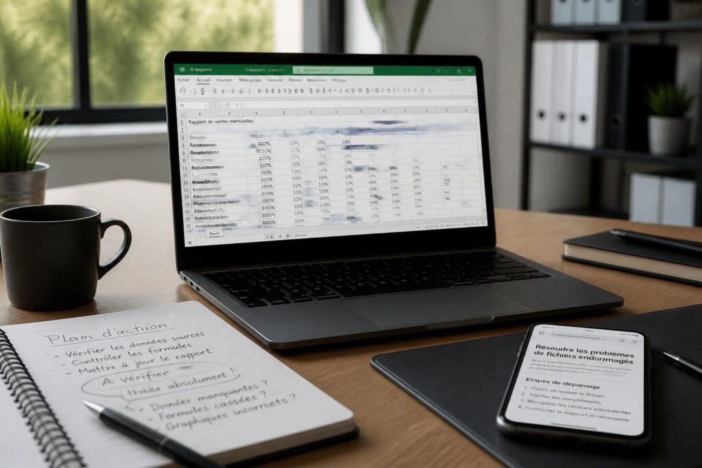 découvrez des méthodes gratuites en ligne pour réparer un fichier excel corrompu et récupérer facilement toutes vos données importantes.