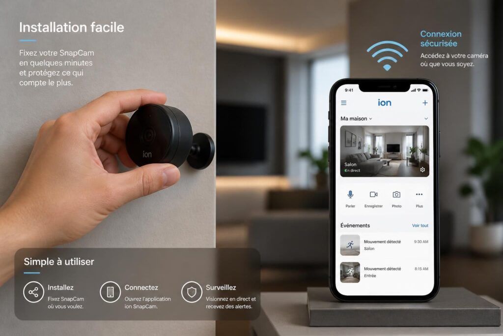 découvrez le guide complet pour l'installation, l'utilisation et l'application mobile de l'ion snapcam afin d'optimiser votre expérience de capture vidéo et photo.
